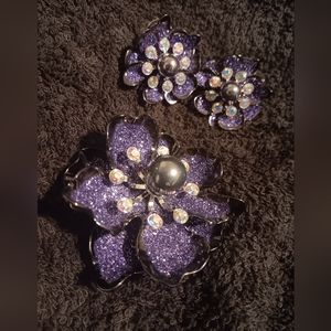 JOAN RIVERS BROOCH SET